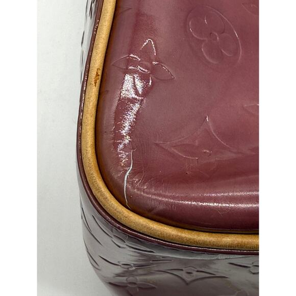 Louis Vuitton Monogram Vernis Sutton Bag*Beautiful Amethyste Large Bag - Picture 15 of 16